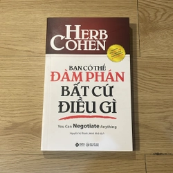 Bạn có thể đàm phán bất cứ điều gì - Herb Cohen