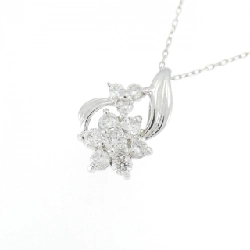 K18WG Hoa Kim Cương Dây Chuyền 0.30CT - Hàng hiệu Chính hãng 862603