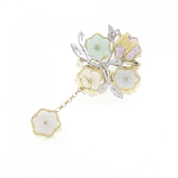 Yamasaki Yumiko Hoa Đá Màu Pendant - Hàng hiệu Chính hãng 846105