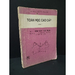 (TẶNG BOOKMARK) Toán học cao cấp tập 1 phần 2 hình học giải tích mới 60% bẩn bìa, ố vàng, tróc gáy 1995 Nguyễn Đình Trí RBK1604 GIÁO KHOA