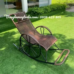 Ghế bập bênh nhựa giả mây giá rẻ 797263