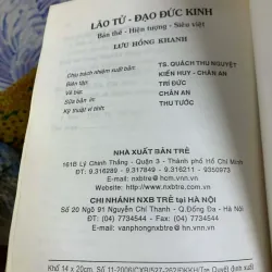 Lão Tử Đạo Đức Kinh Bản Thể Hiện Tượng Siêu Việt Của Đạo - Lưu Hồng Khanh 927558