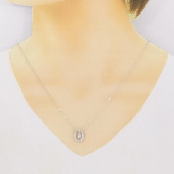 K18WG 2WAY Dây chuyền kim cương 0.08CT - Hàng hiệu Authentic 860665