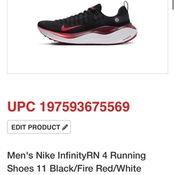 Giày chạy bộ Nike Infinity Run 4 (đế Reactx mới) 385408