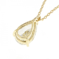 K18YG Dây chuyền kim cương 1.038CT H SI2 hình giọt nước - Hàng hiệu Authentic 879758