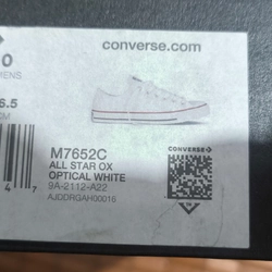 Hộp và Túi đựng giày converse classic low + 1 túi converse đỏ. 504928
