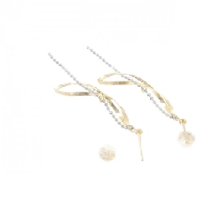 K18YG/K14WG Bông tai - Hàng hiệu Authentic 871749