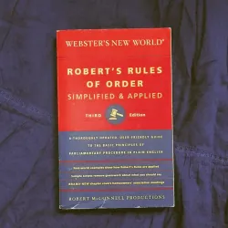 Robert’s Rules of Order Simplified & Applied - Robert McConnell Productions