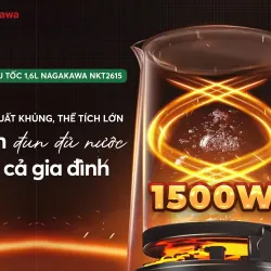 ẤM SIÊU TỐC 1.6L Nagakawa NKT2615 - Mới 100% 1011058