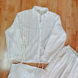 Sét Bộ 3 Món Đi Biển Ren Có Lót Áo Nơ Sét Bộ Đi Biển Siêu Sang Chảnh Bigsize   494280