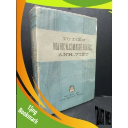(TẶNG BOOKMARK) Từ điển hóa học và công nghệ hóa hock Anh-Việt mới 60% bẩn ố nặng ẩm nhẹ RBK0806 học ngoại ngữ