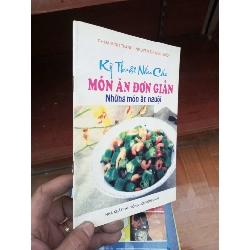 (Sách cũ SCGR) Kỹ thuật nấu các món ăn đơn giản những món ăn nguội - Minh Thanh 2006 Sách kỹ năng VAVO-AK19 Blogmeo090426