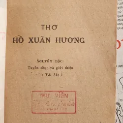 Thơ Hồ Xuân Hương (Nguyễn Lộc chọn và giới thiệu) 1040866
