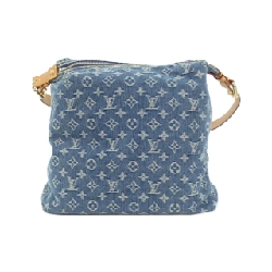 【Vintage】Túi xách vai Louis Vuitton Monogram Denim Baggy GM M95048+J54316 608478