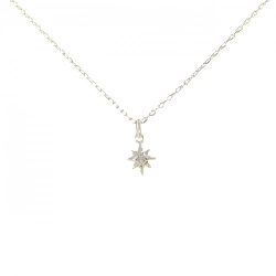 K10YG Dây chuyền kim cương 0.01CT - Hàng hiệu Authentic