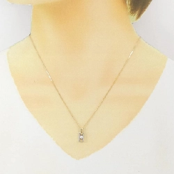 K18YG/PT900 Dây chuyền kim cương 0.10CT - Hàng hiệu Chính hãng 861909