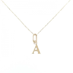 K10YG Chữ cái A Dây chuyền - Hàng hiệu Chính hãng