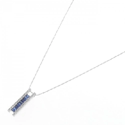 K18WG Sapphire Necklace 0.60CT - Hàng hiệu Authentic 857121