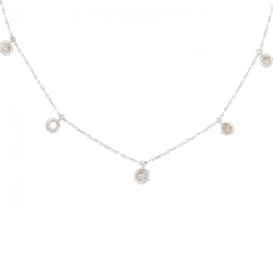 K18WG Dây chuyền kim cương 1.053CT - Hàng hiệu Chính hãng