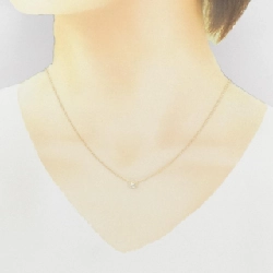 Dây chuyền kim cương K18YG 0.15CT - Hàng hiệu chính hãng 863396