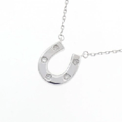 K14WG Dây chuyền kim cương hình móng ngựa - Hàng hiệu Authentic 858313