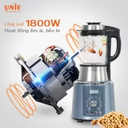 UNIE V1S – MÁY LÀM SỮA HẠT 1.75L – CÔNG SUẤT 1800W MẠNH MẼ – 9 CHƯƠNG TRÌNH XAY NẤU! 722619