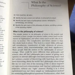 PHILOSOPHY OF SCIENCE 1021515