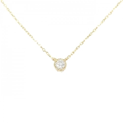 K18YG Dây chuyền kim cương 0.10CT - Hàng hiệu Chính hãng