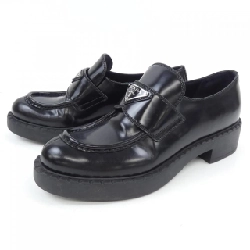 Giày lười Prada PRADA màu chocolate với logo tam giác 1D246M 658320