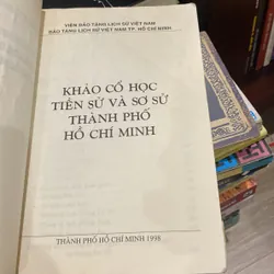 KHẢO CỔ HỌC TIỀN SỬ & SƠ SỬ THÀNH PHỐ HỒ CHÍ MINH (XB 1998) 568882