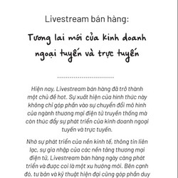 Công Thức Livestream 1 Triệu Đơn 146556