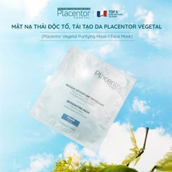 Mặt Nạ Thải Độc Tố tái tạo da Placentor Purifying Mask -1 Miếng 20ml - Ry Store 186675