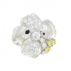 Nhẫn kim cương hoa PT900 0.77CT 668847