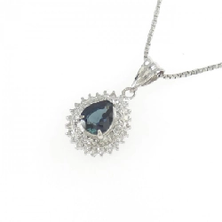 Dây chuyền Sapphire PT900/PT850 0.76CT - Hàng hiệu Chính hãng 859219