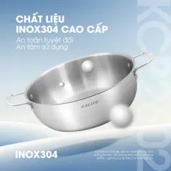 KCP2602 – Nồi inox liền khối sang trọng, bền bỉ – phù hợp mọi gian bếp! 711558