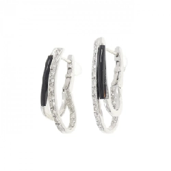 K18WG Onyx Bông tai - Hàng hiệu Chính hãng 871666