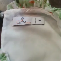 Áo kiểu voan size M màu xanh tay phồng Citimode 1013150