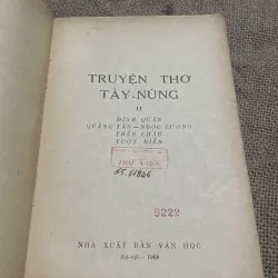 Truyện thơ Tày Nùng - 1964 747277