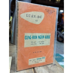 Luận đề về cung oán ngâm khúc - Khai Minh & Duy Diễn 125953
