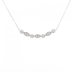 Dây chuyền kim cương K18WG 0.30CT - Hàng hiệu chính hãng