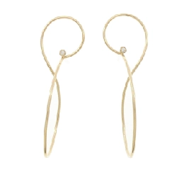 Trang sức Star Jewelry Bông tai Kim cương 0.04CT - Hàng hiệu Chính hãng