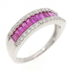Nhẫn Ruby PT900 0.85CT