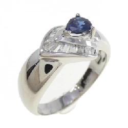 Nhẫn Sapphire PT900 0.44CT