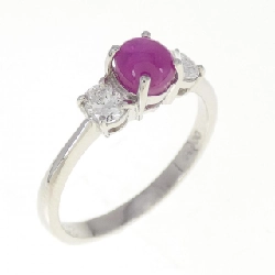 Nhẫn Star Ruby PT900 0.93CT