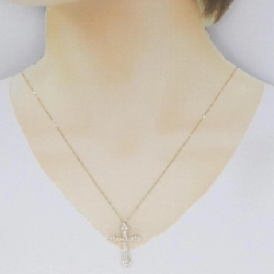 K18YG Dây chuyền kim cương hình chữ thập 1.11CT - Hàng hiệu Chính hãng 847697