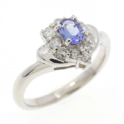 Nhẫn Tanzanite PT900 - Hàng hiệu Authentic