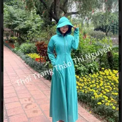 Áo chống nắng toàn thân 2 lớp croptop dày đẹp