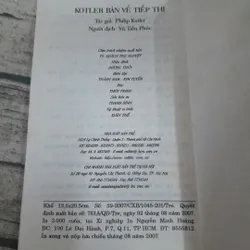 Kotler Bàn về Tiếp thị. Tá giả Philip Kotler. Bản in 2007. Người dịch Vũ Tiến Phúc 675427