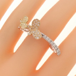 Nhẫn kim cương bướm ba màu 750 - 0.50CT - Hàng hiệu Authentic 849776