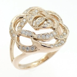 Nhẫn kim cương K18PG hồng 0.30CT